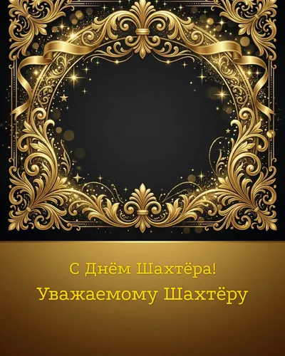 открытка с днём шахтёра!